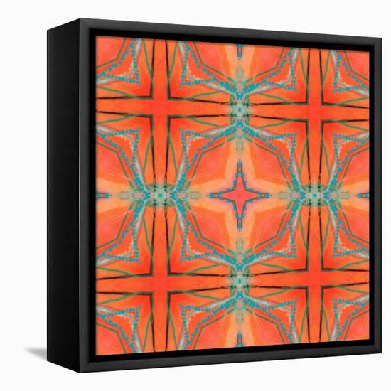 Pattern and Optics-Ricki Mountain-Framed Stretched Canvas