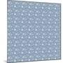 Pattern Blue Snowflakes-Effie Zafiropoulou-Mounted Giclee Print