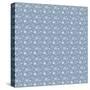 Pattern Blue Snowflakes-Effie Zafiropoulou-Stretched Canvas