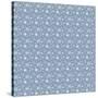 Pattern Blue Snowflakes-Effie Zafiropoulou-Stretched Canvas