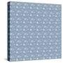 Pattern Blue Snowflakes-Effie Zafiropoulou-Stretched Canvas