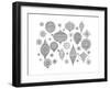 Pattern Christmas Ornaments-Neeti Goswami-Framed Art Print