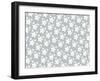 Pattern E?toiles Silver-Anne Cote-Framed Giclee Print