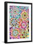 Pattern Flowers 1-Miguel Balb?s-Framed Giclee Print
