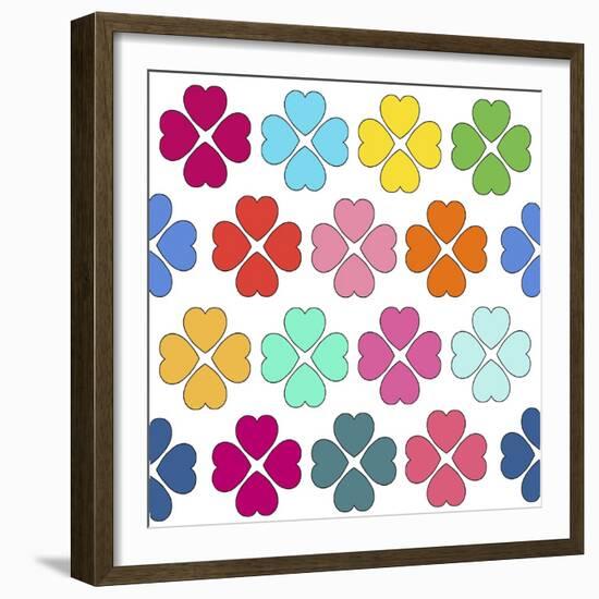 Pattern Flowers 2-Miguel Balbás-Framed Giclee Print