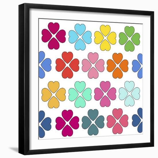 Pattern Flowers 2-Miguel Balbás-Framed Giclee Print