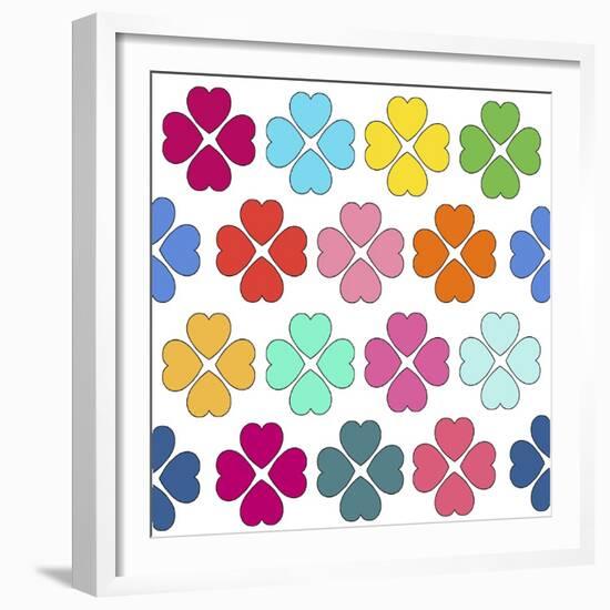 Pattern Flowers 2-Miguel Balbás-Framed Giclee Print