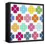 Pattern Flowers 2-Miguel Balbás-Framed Stretched Canvas