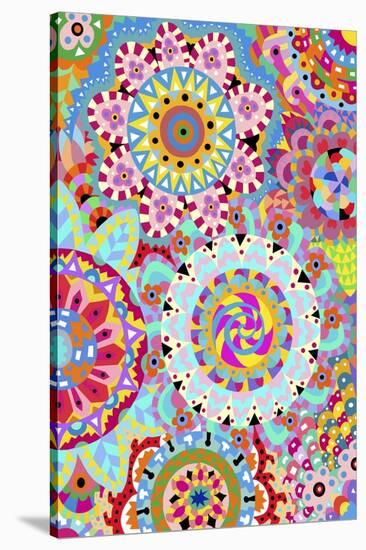 Pattern Flowers 2-Miguel Balb?s-Stretched Canvas