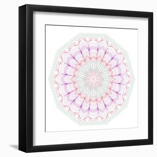 Pattern for Currency, Certificate or Diploma-Mirina75-Framed Art Print