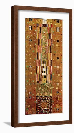 Pattern for the Stoclet Frieze, c.1905/06 End Wall-Gustav Klimt-Framed Art Print