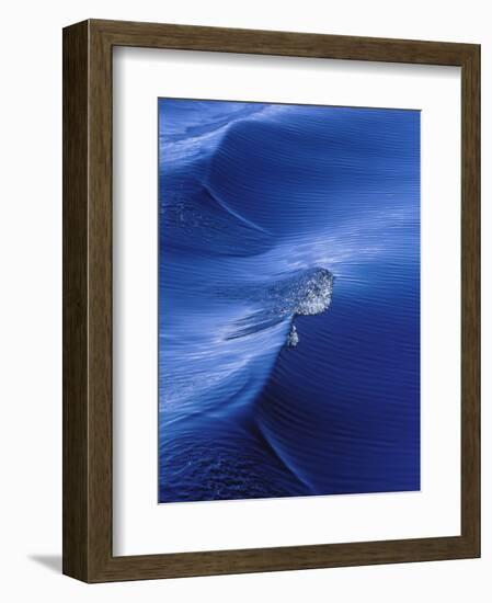 Pattern from Wake Behind Boat, Inside Passage, Alaska, USA-Nancy Rotenberg-Framed Photographic Print