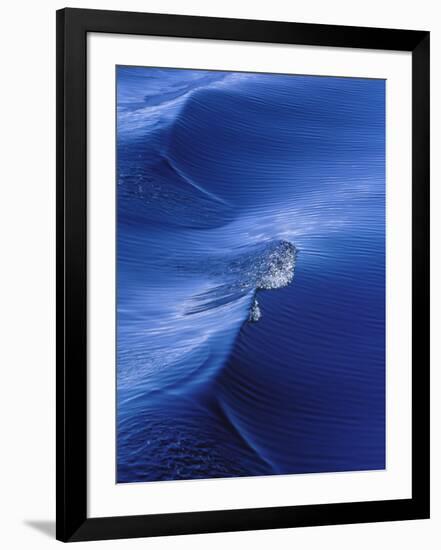 Pattern from Wake Behind Boat, Inside Passage, Alaska, USA-Nancy Rotenberg-Framed Photographic Print