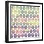 Pattern Geometric with Triangle and Hexagon-Little_cuckoo-Framed Art Print