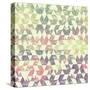 Pattern Geometric with Triangle and Plant Elements-Little_cuckoo-Stretched Canvas