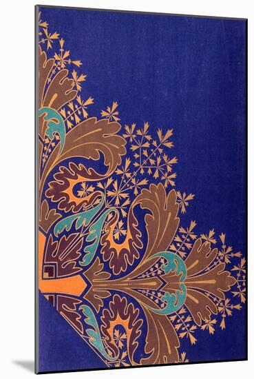 Pattern, Illustration from 'Studies in Design' by Christopher Dresser, Published 1876 (Colour Litho-Christopher Dresser-Mounted Giclee Print