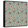 Pattern Jasmin Flowers-Effie Zafiropoulou-Framed Stretched Canvas