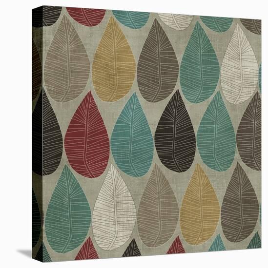 Pattern Leaves-Anna Polanski-Stretched Canvas