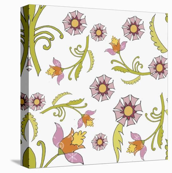 Pattern Lilac Flowers-Effie Zafiropoulou-Stretched Canvas