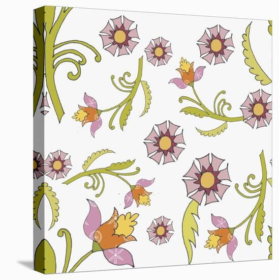 Pattern Lilac Flowers-Effie Zafiropoulou-Stretched Canvas