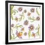 Pattern Lilac Flowers-Effie Zafiropoulou-Framed Giclee Print
