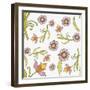 Pattern Lilac Flowers-Effie Zafiropoulou-Framed Giclee Print