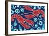 Pattern Lobsters-Paul Brent-Framed Art Print