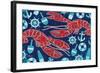 Pattern Lobsters-Paul Brent-Framed Art Print