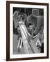 Pattern Making for a Rail Junction, Stanley Works, Sheffield, South Yorkshire, 1964-Michael Walters-Framed Photographic Print