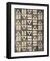 Pattern Mate Gray-Jace Grey-Framed Art Print