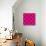 Pattern or Texture with Black Polka Dots on Neon Pink Background-IngaLinder-Stretched Canvas displayed on a wall