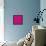 Pattern or Texture with Black Polka Dots on Neon Pink Background-IngaLinder-Framed Stretched Canvas displayed on a wall