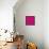 Pattern or Texture with Black Polka Dots on Neon Pink Background-IngaLinder-Framed Stretched Canvas displayed on a wall