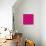 Pattern or Texture with Black Polka Dots on Neon Pink Background-IngaLinder-Art Print displayed on a wall