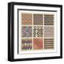 Pattern Patch I-Vision Studio-Framed Art Print