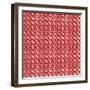 Pattern Petite Flowers on Cinnamon-Effie Zafiropoulou-Framed Giclee Print