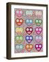 Pattern Smiling Hearts 2-Miguel Balbás-Framed Giclee Print