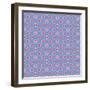 Pattern Star on Indigo-Effie Zafiropoulou-Framed Giclee Print