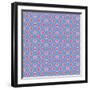 Pattern Star on Indigo-Effie Zafiropoulou-Framed Giclee Print