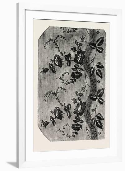 Pattern, Swiss Silk, Canton of Zurich, Switzerland-null-Framed Giclee Print