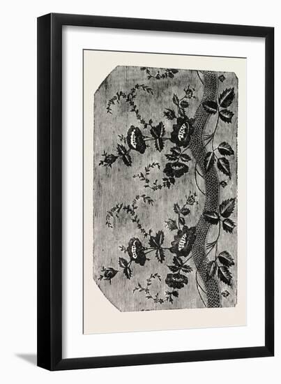 Pattern, Swiss Silk, Canton of Zurich, Switzerland-null-Framed Giclee Print