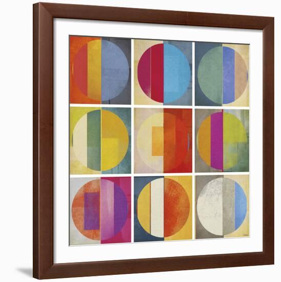 Pattern Tiles I-NOAH-Framed Art Print