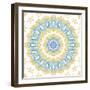 Pattern with Abstract Shape-Dink101-Framed Art Print