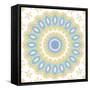 Pattern with Abstract Shape-Dink101-Framed Stretched Canvas