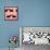 Pattern with Cartoon Dogs.-TashaNatasha-Framed Stretched Canvas displayed on a wall