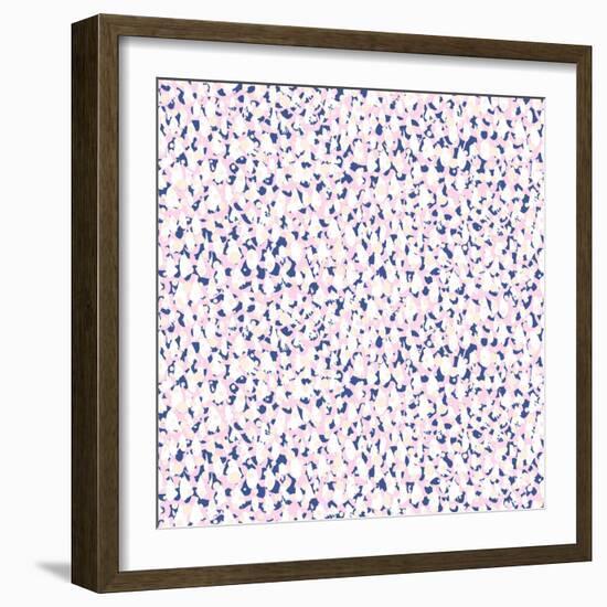 Pattern with Hand Drawn Strokes and Splatters-tukkki-Framed Art Print