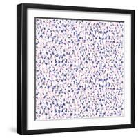 Pattern with Hand Drawn Strokes and Splatters-tukkki-Framed Art Print