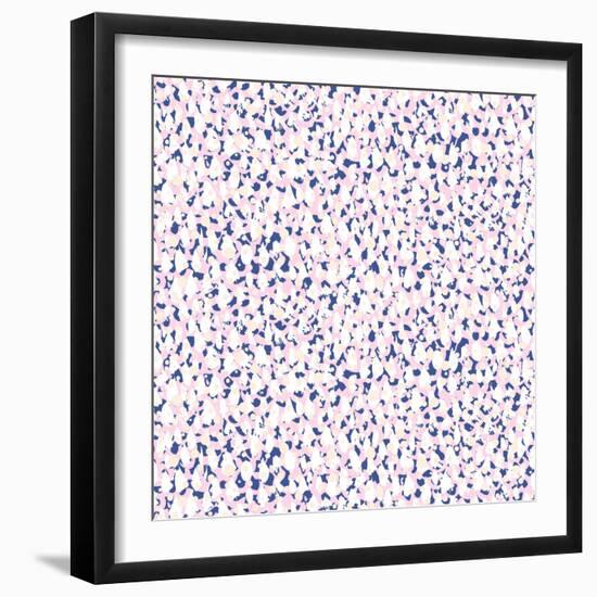 Pattern with Hand Drawn Strokes and Splatters-tukkki-Framed Art Print