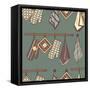 Pattern with Kitchen Textiles-Talirina-Framed Stretched Canvas