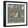 Pattern with Kitchen Textiles-Talirina-Framed Art Print